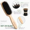 BESTOOL Hair Pig Bristle Paddle Hair Care Scalp Shiny Improves Hair Quality Brush, Brush, Comb, Men's, Women's, Children's Comb, Massage, Smooth,