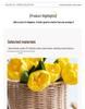 Imitation Rattan Pearl Handheld Flower & Fruit Basket