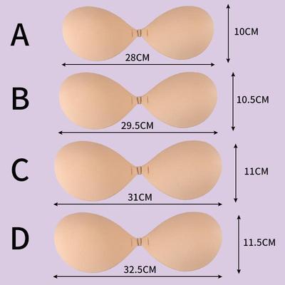 Protectores de Pezón Transpirables Invisibles Push-up – Realzan y Soportan con Diseño Redondo Ultra-fino Cepillado a Mano.