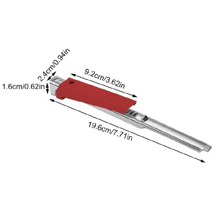 Komfortabler Griff Verstellbarer Deckelöffner Verstellbarer Metall-Marmeladenglasöffner Flaschenverschlussentferner Multifunktionaler Dosenöffner