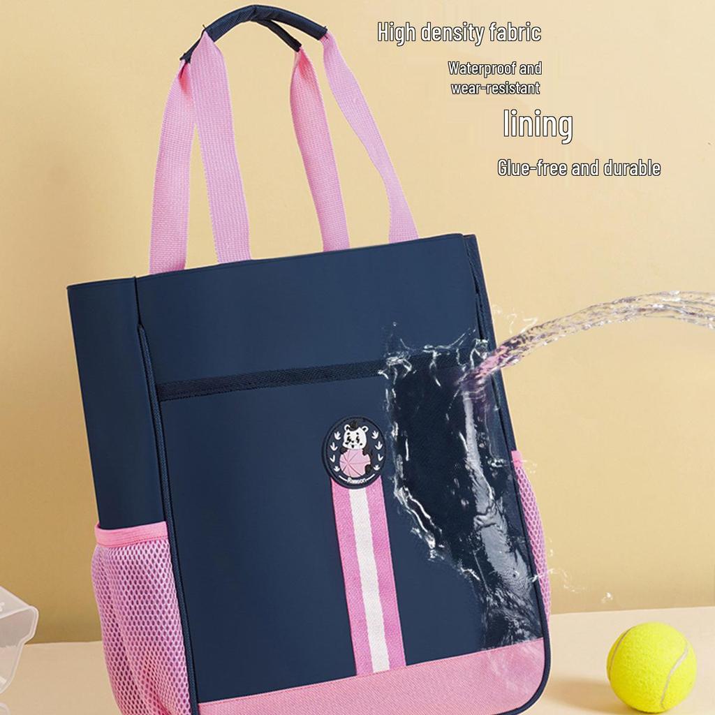 Waterproof Large-Capacity Tote for Children's Tutoring - Handheld School Backpack