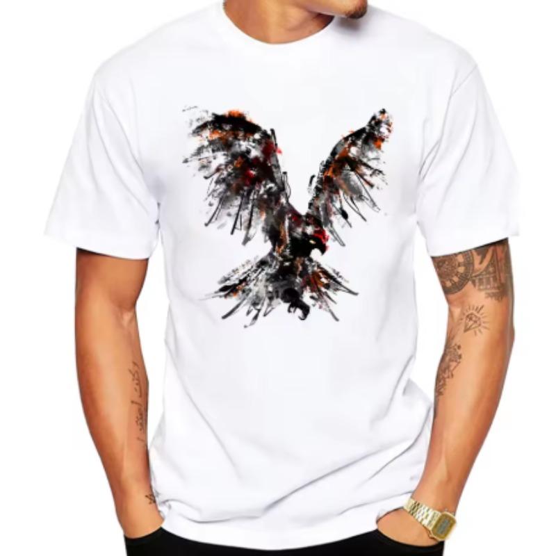 Summer New Pattern Printed Tshirt Suitable For Both Unisex And Unisex Made Of Pure Cotton Fashionable And Versatile Tshirt