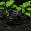 Shrimp Hiding Cave Aquarium Cave Cat Head Fish Hideout with Suction Non-toxic Tank Cup Decorative for Betta Tanks Small
