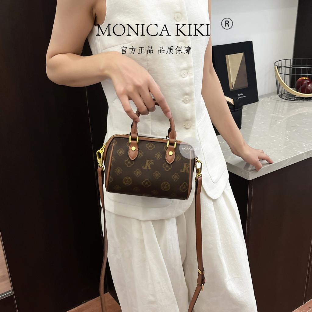 Premium sense niche bag women 2025 new super fire Boston old flower pillow bag versatile single shoulder oblique span bag