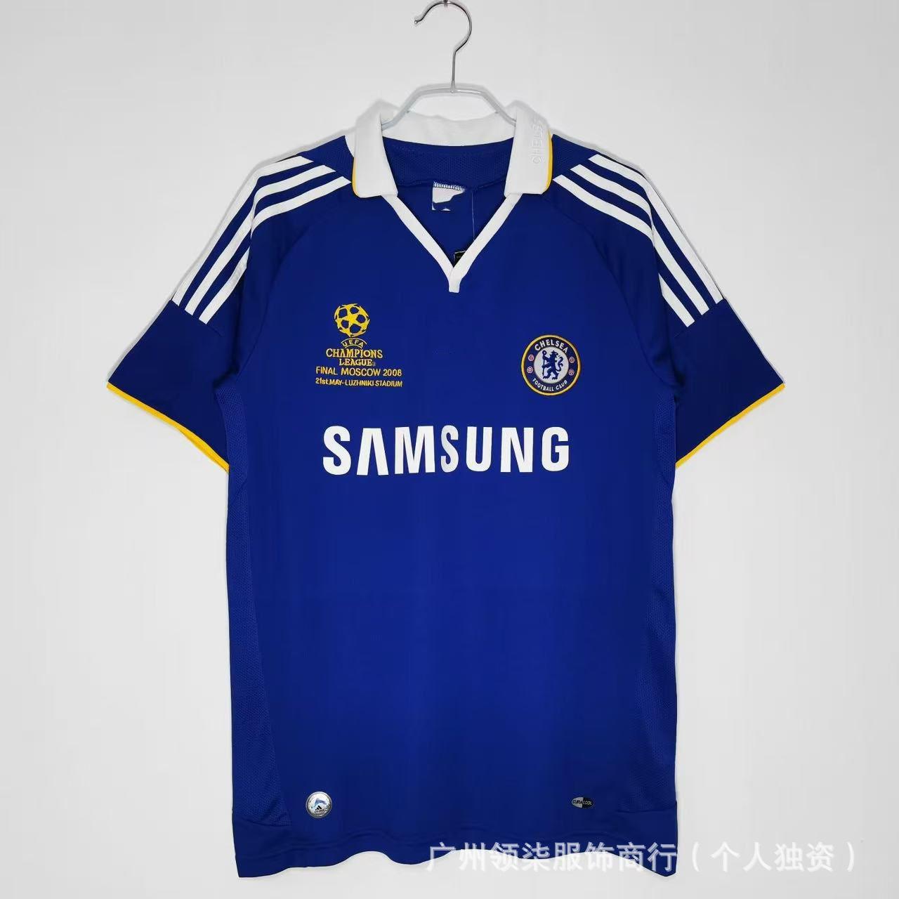 Football jersey retro high quality Chelsea m city AC Milan y Wen Santos Inter Milan flamenco jersey wholesale S