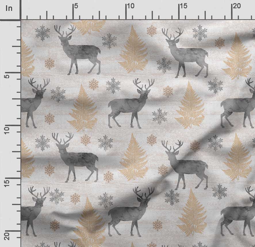 Soimoi Animals Print, Bavlna Cambric, Prošívací tkanina prodávaná The Yard 42 palců široká, bavlněná tkanina střední gramáže, Šicí potřeby,