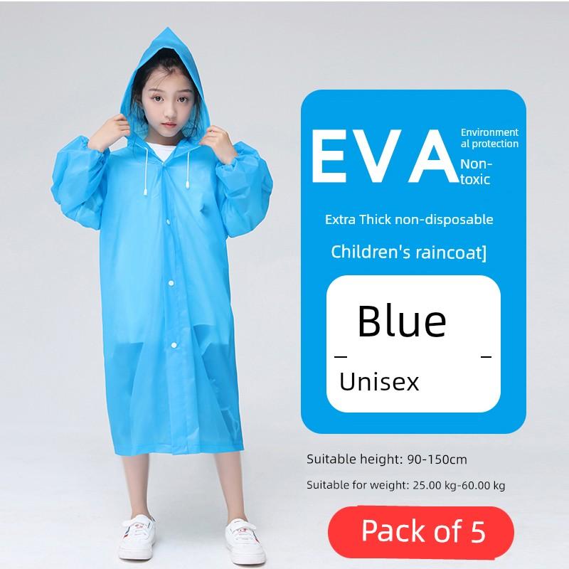 Thickened Disposable Portable Card Kids Raincoat
