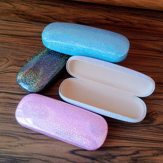 Eyeglasses Box Fashion Glitter Solid Color Eyeglasses Box Colorful Student Simple Eyeglasses Storage Case Eyeglasses Case Daily Supply