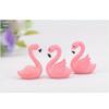 Decorative Pvc Flamingo Ornament Keychain Cake Topper Small Landscape Figurine