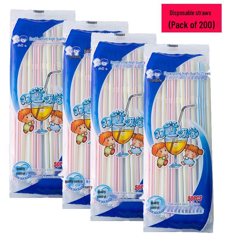 ZISIZ Bendable Disposable Straws