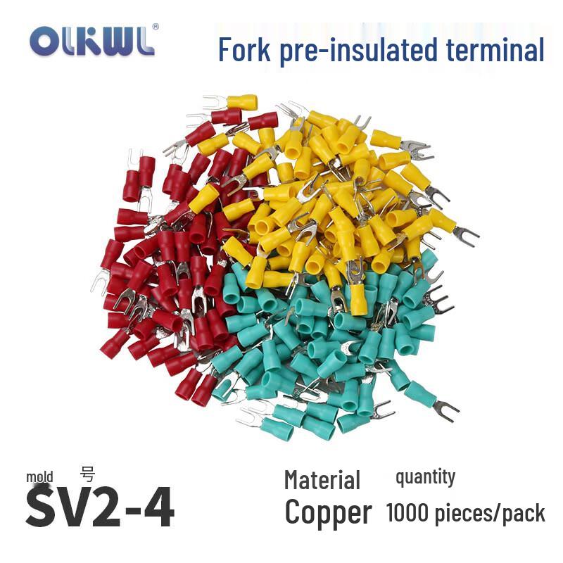 OLKWL Cold Press Fork Terminal 1.5-2.5mm² M4