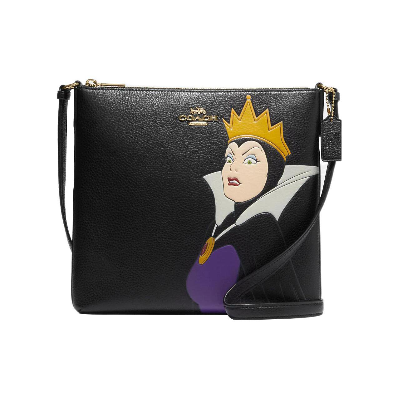 

Новая сумка-папка COACH Disney, Коллаборация Rowan из зернистой кожи, Сумка на плечо, Сумка через плечо Средняя Женская Черная CC154-IMA47 26.2*3.8*24.9CM