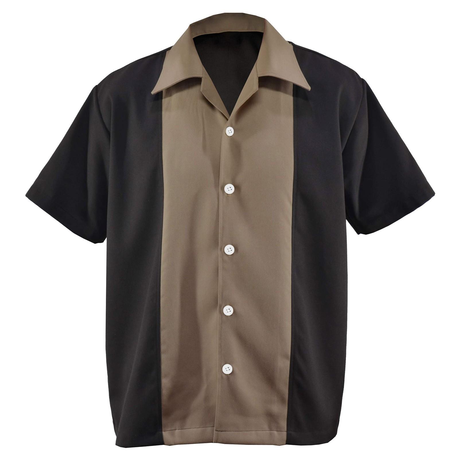 

Гавайская рубашка для мужчин, мужские винтажные рубашки для боулинга на пуговицах, летняя пляжная рубашка с коротким рукавом XL