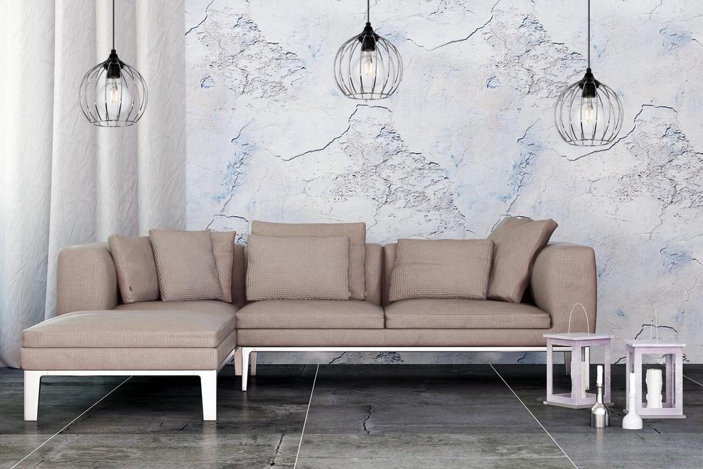 CEILING HANGING LAMP, WIRE CHROME LED