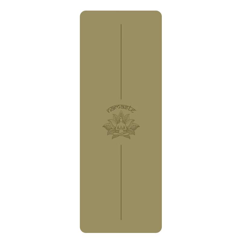 Sanfan Natural Rubber Yoga Mat with Alignment Lines