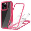 For iPhone 15 Pro Case Detachable 2-in-1 TPU+PC Clear Drop-Proof Phone Cover