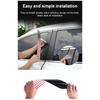 Car Window Trim Cover For Honda Civic 11th Gen Hatchback Accessories Exterior 2022 2023 2024 2025 B C Column Pillar Car Stickers