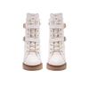 Mustang 1505-501 White Ankle Boots