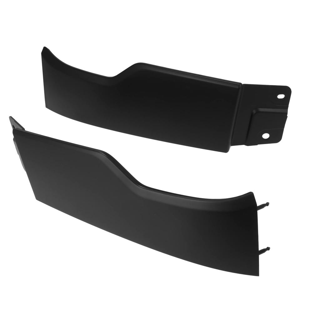 ABSOPRO Nedre frontlyktforlengere Skjermforlengelsespaneler for Toyota Sequoia Svart ABS-plast (Front) 53932-0C904 53931-0C904, 2009-2018,
