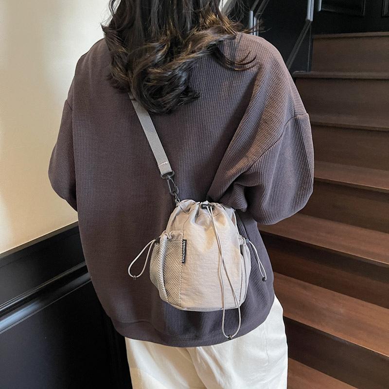 Mini canvas bag female tide brand mobile phone bag leisure sports travel messenger small bucket bag