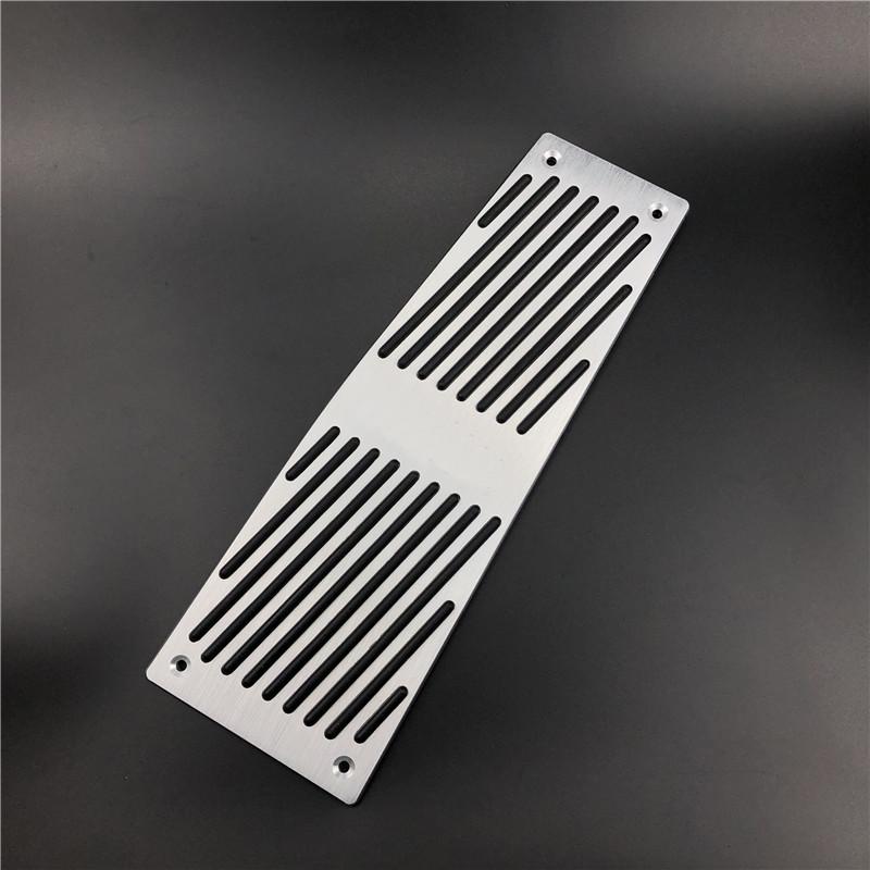High Quality Car Accessories For BMW E60 E61 AT/MT Accelerator Brake Footrest Pedal Sticker Aluminium Alloy Styling Plate