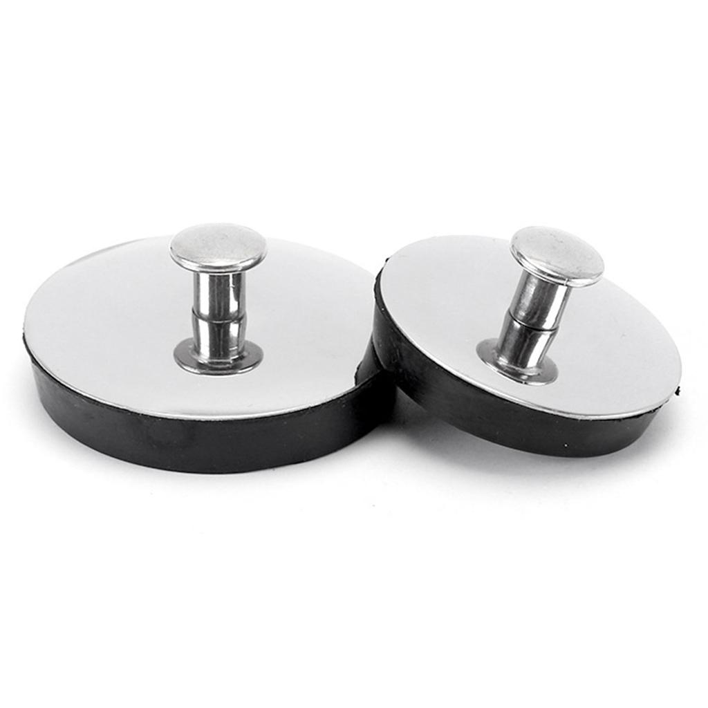 Stainless Steel Bath Plug Universal Drain Stopper Sink Plug Sink Bathtub Water Stopper Caps for Bathtub Washbasin Sink
