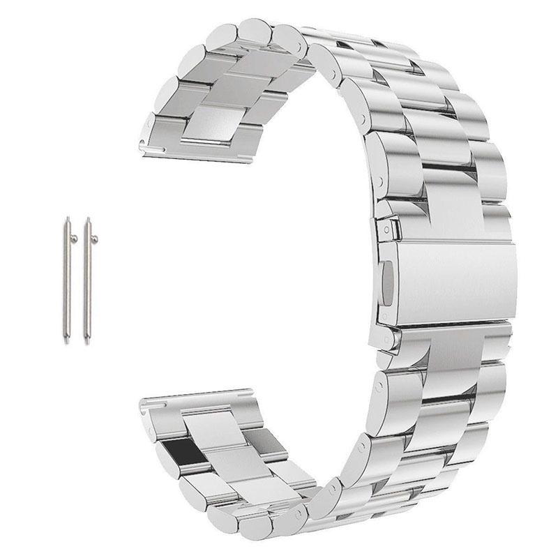 

Браслет быстросъемный 18мм 20мм 22мм 23мм из нержавеющей стали сменный ремешок для часов 18mm серебряный