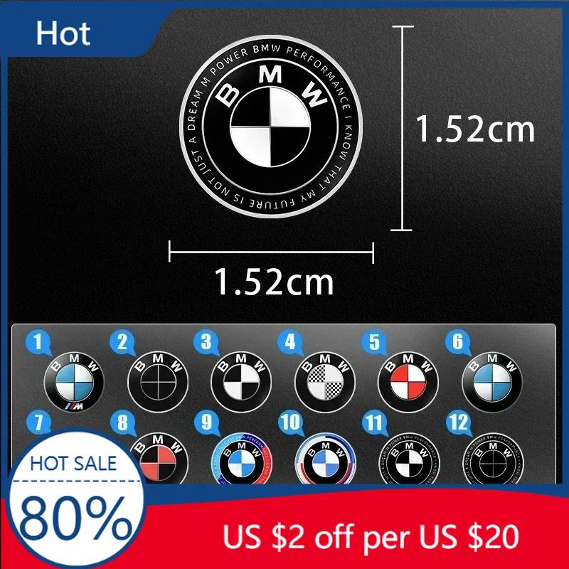 New Hots E60 E60 E93 E60 For BMW M X3 X5 X6 Car Steering Wheel Badge Stickers Car Door Handle Label Decal For BMW 50th M E46 E
