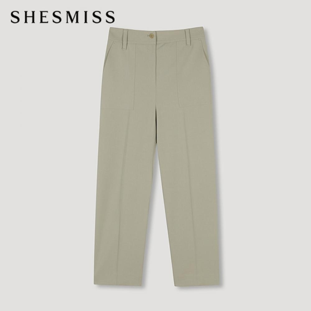 

She S miss укороченные брюки с окантовкой SwwSln21030 Kh Khaki/55