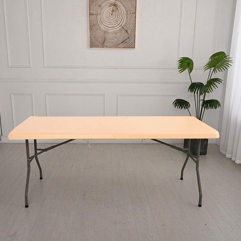 

Waterproof Oilproof Tablecloth PU Leather Table Cover Student Desk Mat Office Decor Protector Custom Elasticity Table Cloth (Champagne,86x86cm) шампанського