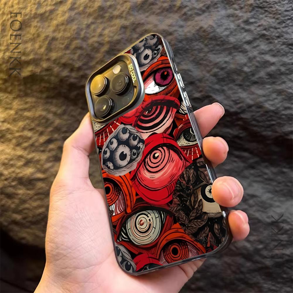 Terror Evil Eyes Phone Case For IPhone 16 15 14 13 12 11 Pro Max 15pro 16pro 14pro Anti Fall Scratch Cool Hard Shell