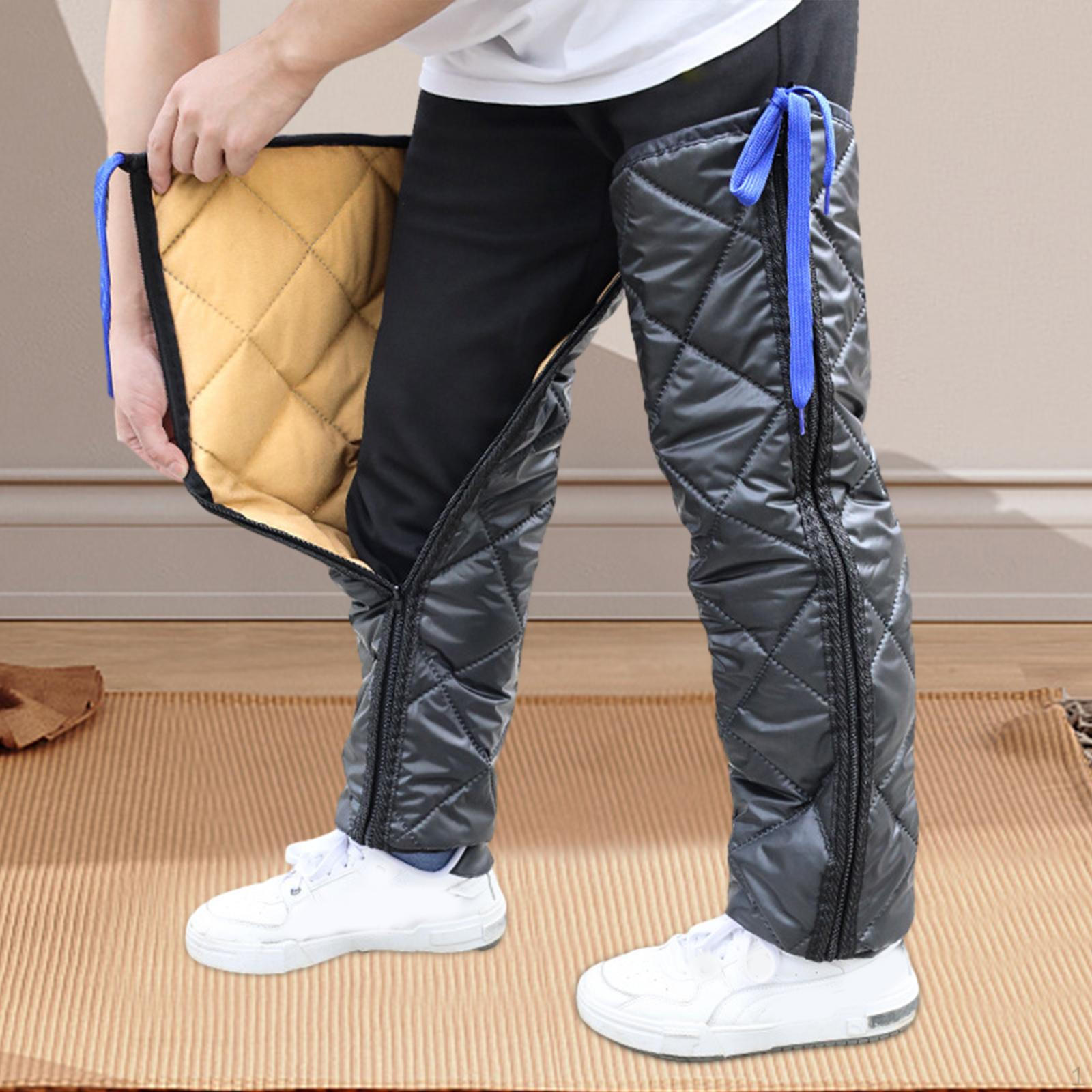 

2 шт. мотоциклетные термонаколенники, рукава для ног, эластичная лента для взрослых, работа на открытом воздухе, катание на лыжах 70cm