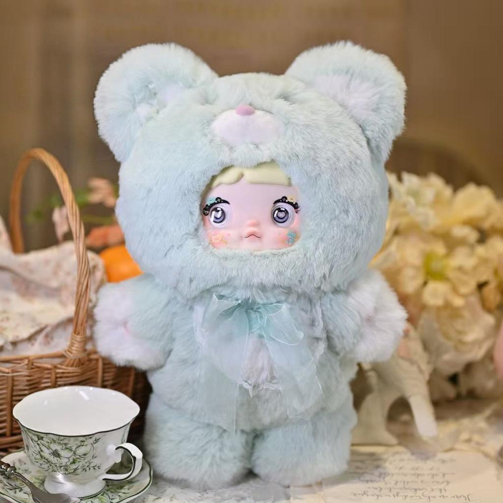 Nommi 400% Goodnight Bear Series Plush Blind Box Toy Ornament Home Bedroom Decoration Soft Toy for Birthday Wedding Holiday Gift