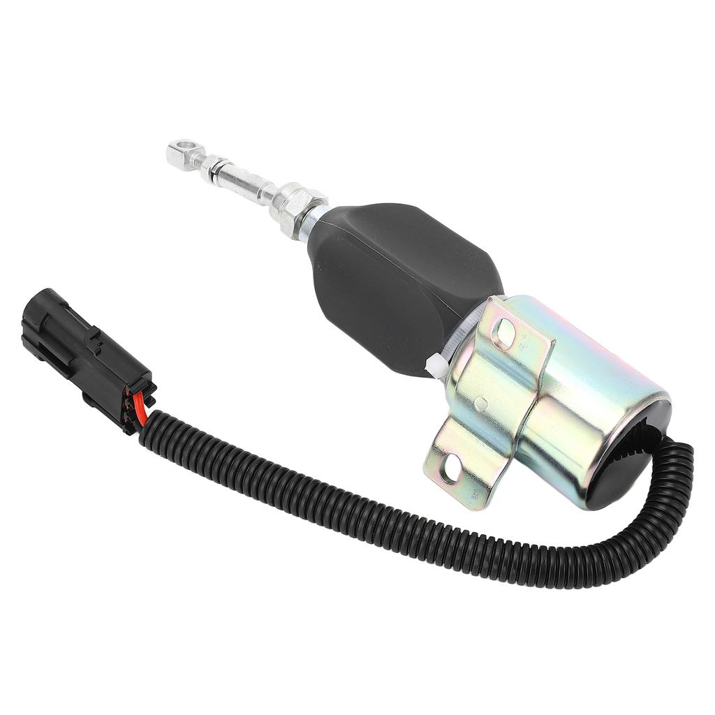 DC24V Fuel Shut Off Solenoid 1752ES 612600180008 Stop Solenoid Valve Fit for Cummins 5.9L 8.3L