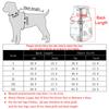 Windproof Warm Dog Clothes Love Print With D-ring Zipper Winter Waterproof Puppy Jacket For Small Medium Dogs Yorkshire Pet Coat