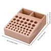Desktop Hand Tool Stand Practical Wooden Storage Rack with Holes