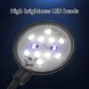 Lampada LED per Acquari Luce Ricarica USB Lampada a Clip per Pesci Sani Piante Colore