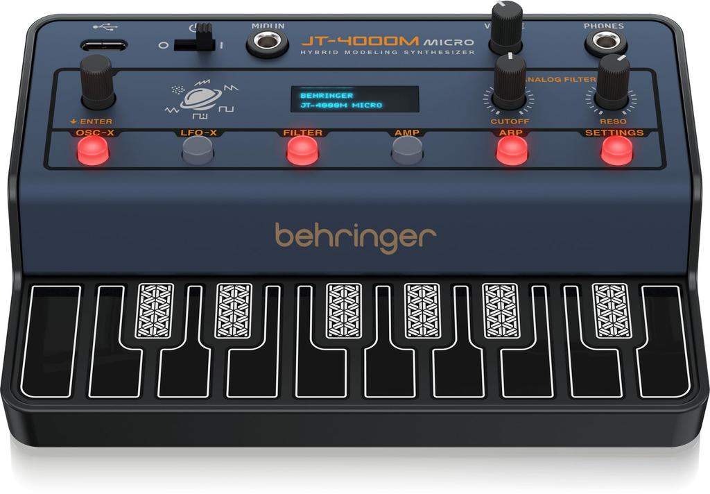 Behringer JT-4000M MICRO Portable Synthesizer with 3.5mm MIDI IN