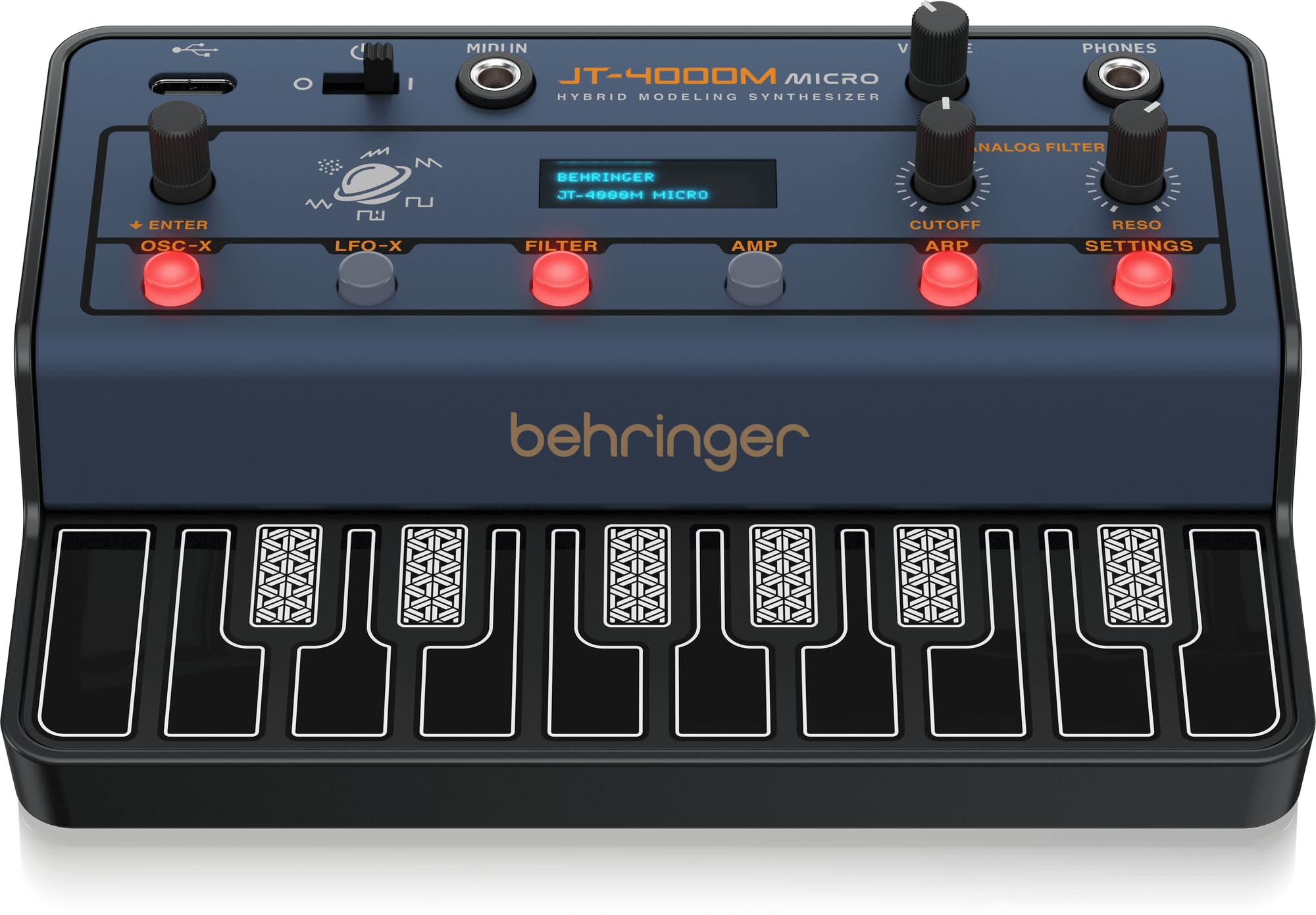 Behringer JT-4000M MICRO Portable Synthesizer 3.5mm MIDI IN