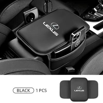 For IS250 IS200 CT200h GS300 LS430 RX450h LX57 Car Armrest Cushion Cover Leather Seat Center Pad Accessories