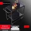 Yingbai 2-Tier Stainless Steel Serving Cart