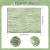 6 Pcs Cheese Cloth Napkins Bulk Gauze Cheesecloth Napkins Dinner Cloth Napkins Soft Boho Table Napkins Rustic Wrinkled for Wedding Party Event Decor