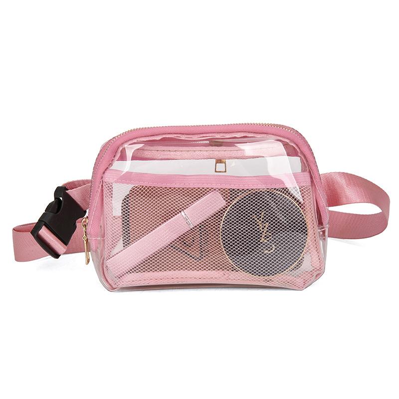 

Women s transparent shoulder crossbody bag lady small chest bag mobile phone bag