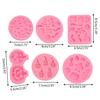 Silicone Halloween Styles Shape Moulds for Halloween Festival Fondants Cake Mold