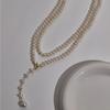 Natural Freshwater Pearl Sweater Chain Women's Long Pendant Fashion Classic Niche Style High Sense Versatile Design Necklace