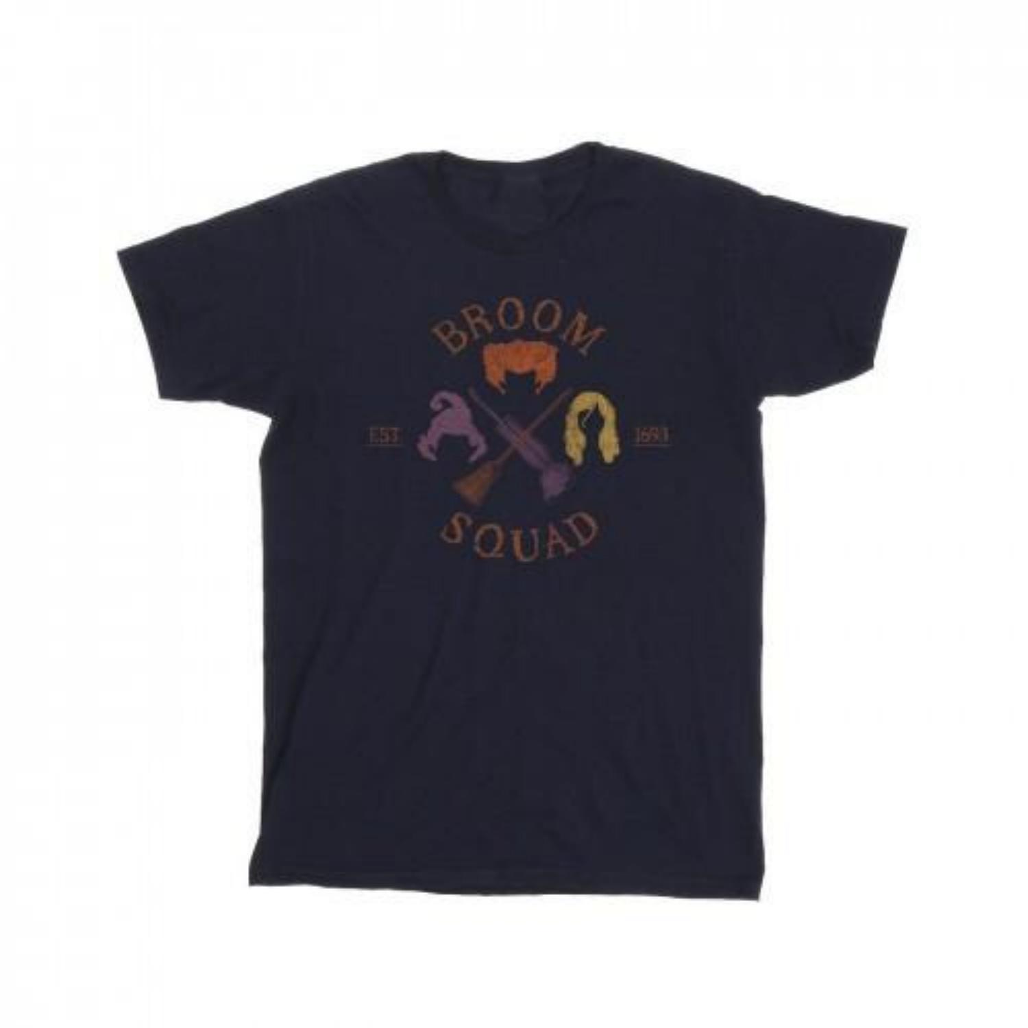 Disney Mens Hocus Pocus Broom Squad 93 T-Shirt S чёрный
