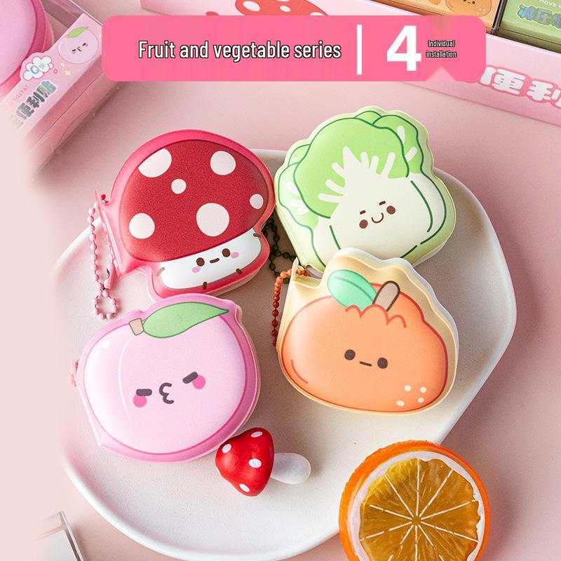 Mini Bean Decompression Sticky Notes: Cute Pocket-Size Pinch Memo Pad