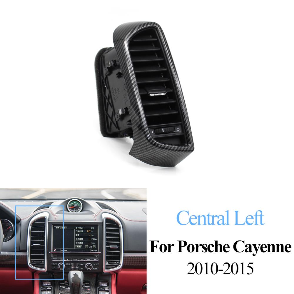 Carbon Vorne Links Rechts Zentrale Hinten Klimaanlage AC Vent Grille Outlet Komplette Baugruppe Für Porsche Cayenne 7P5