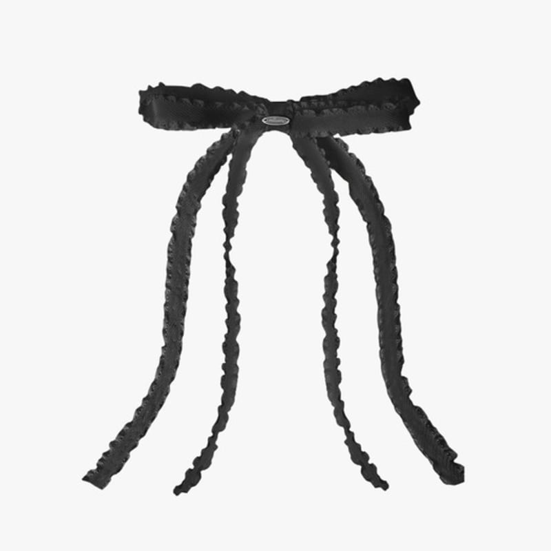 mellotory double ribbon hairpin (black)