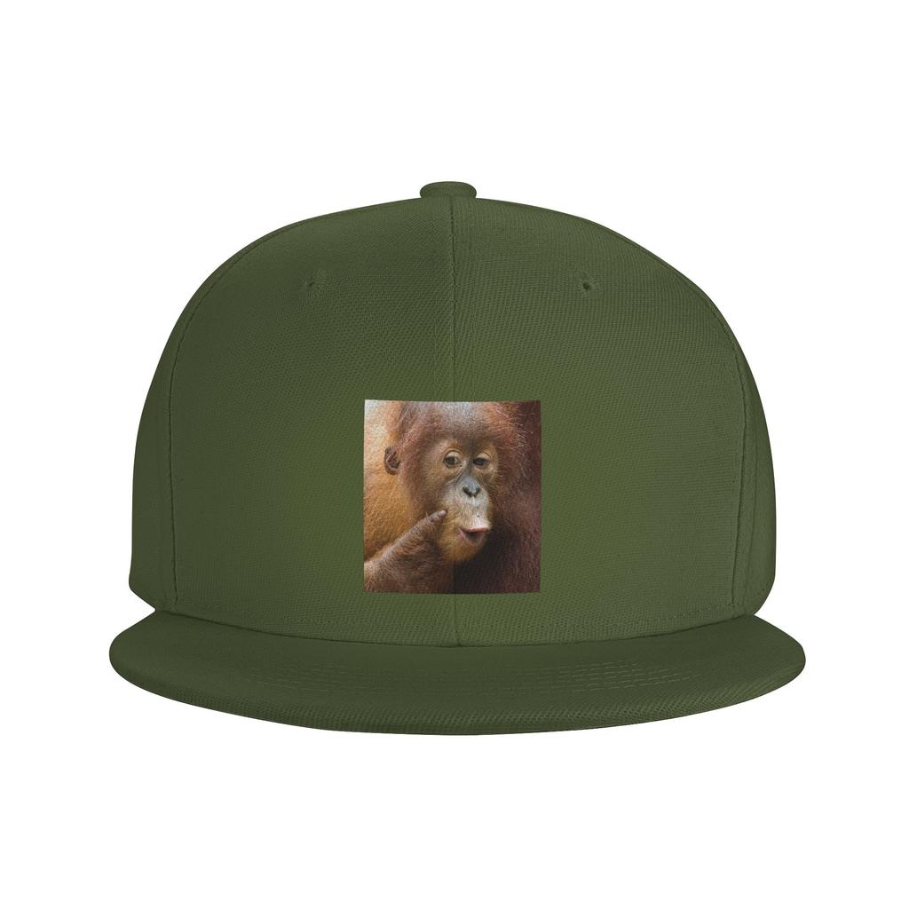 Gorilla Face Print  Baseball Caps Snapback Fashion Baseball Hats Breathable Casual Casquette Outdoor for Unisex